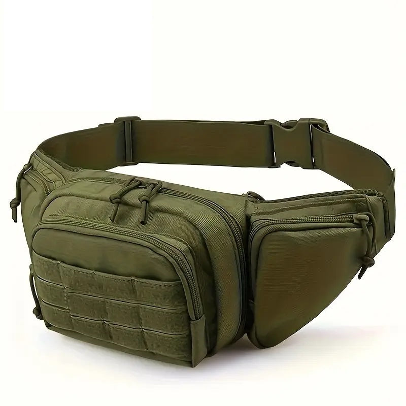 Тактическа Чанта за Кръста MOLLE Система Водоустойчива + Подарък Нашивка и Карабинер, Персонализиране