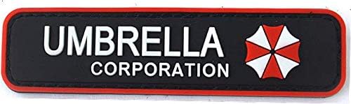 Нашивка "Umbrella Corporation" 10х2.5 см с велкро гръб