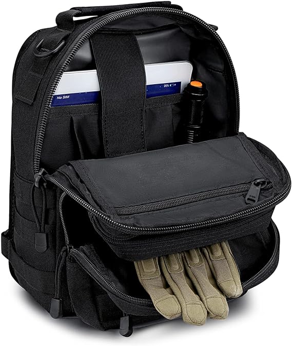 11л Тактическа Чанта с MOLLE Система, Водоустойчива, Подарък Нашивки, Персонализиране - JAFRA