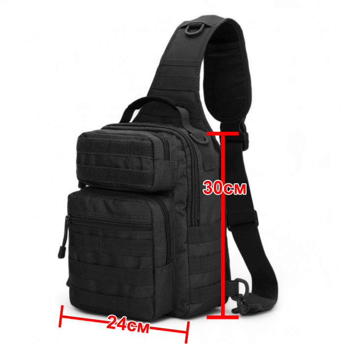 11л Тактическа Чанта с MOLLE Система, Водоустойчива, Подарък Нашивки, Персонализиране - JAFRA