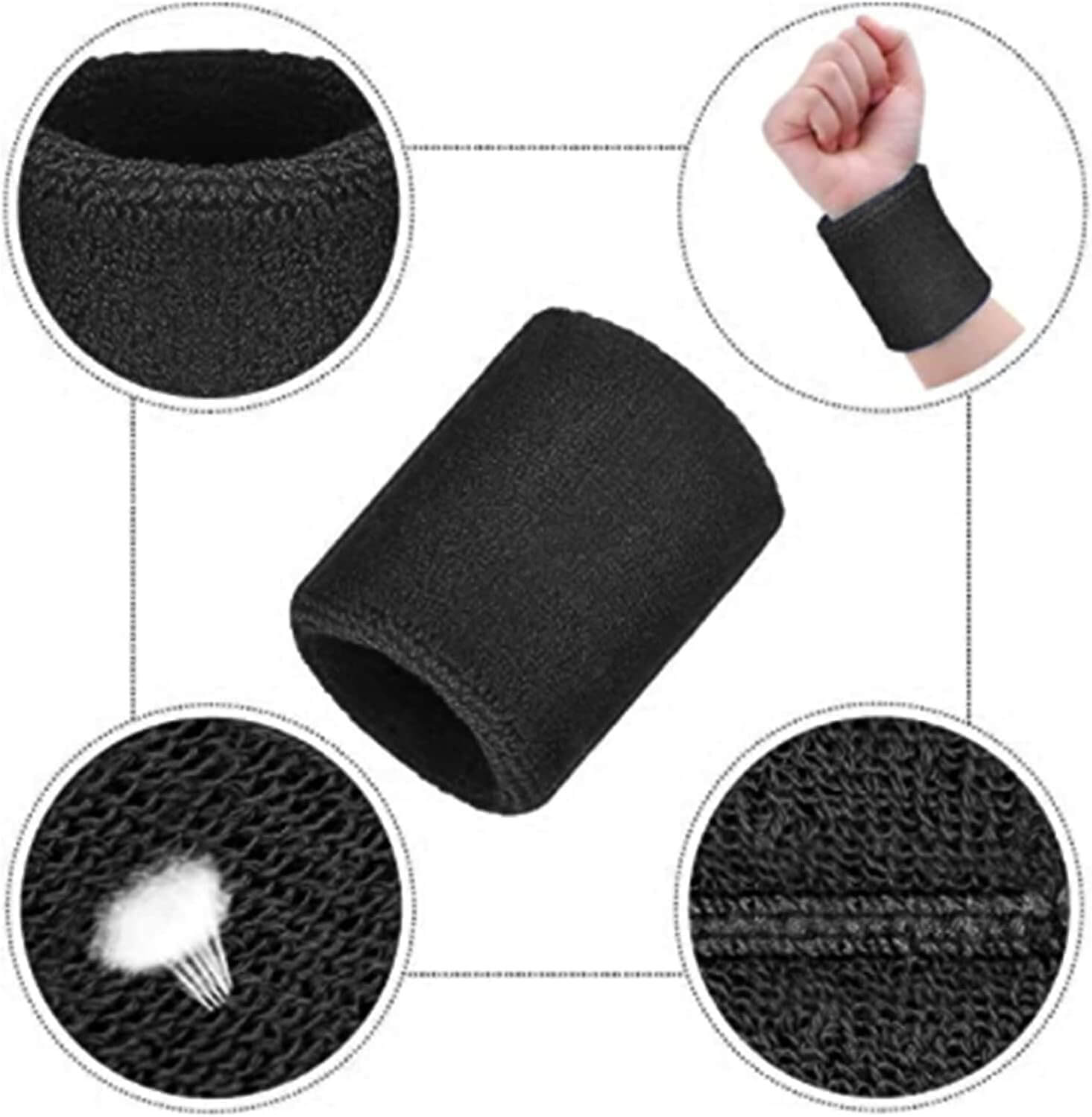 2 бр Хавлиени Спортни Накитници за Бягане, Фитнес, Кардио | 8х10 см - JAFRA