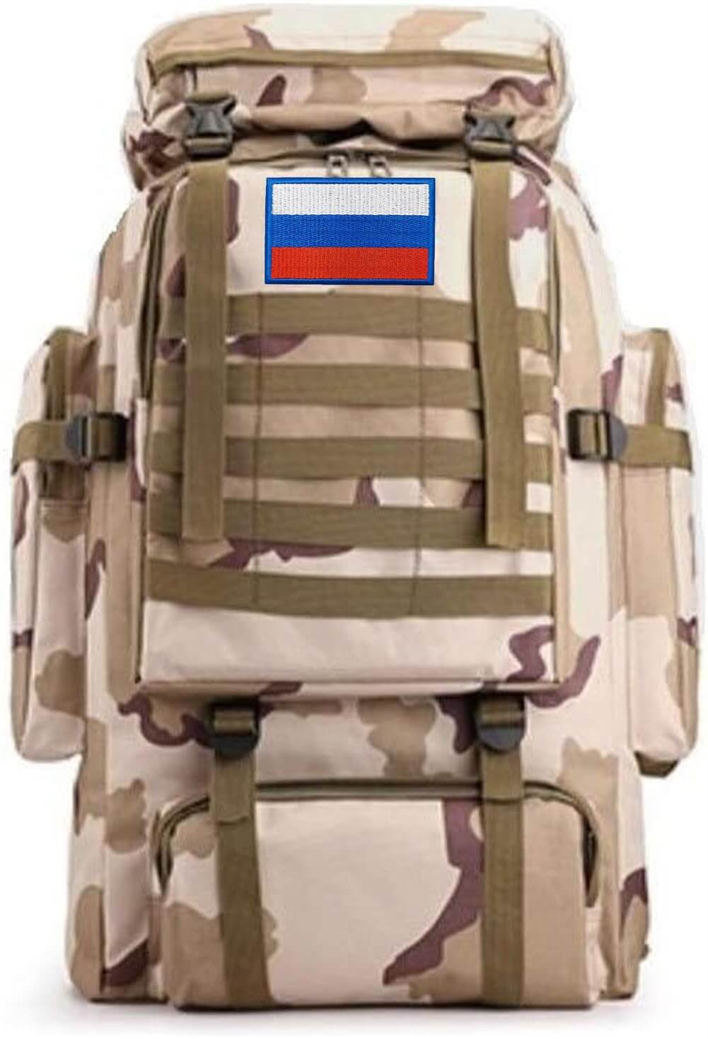 Нашивка Флаг Русия - Бродирана (8x5 см) с Велкро гръб