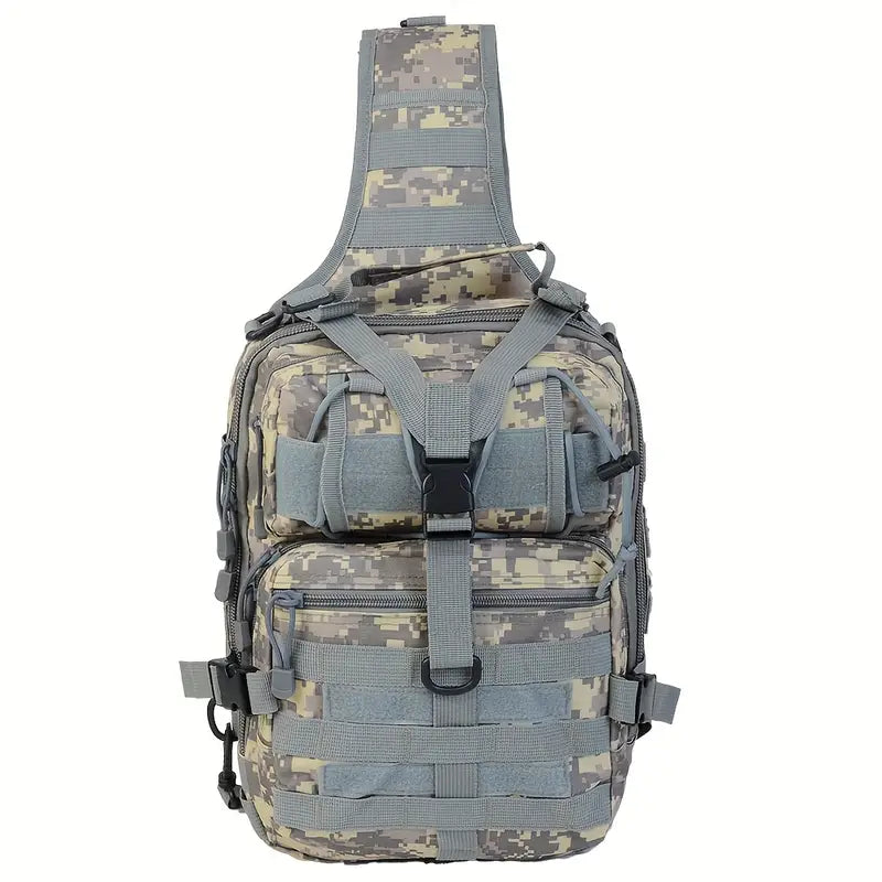 Тактическа раница 10L – MOLLE система, водоустойчива, олекотена + Подарък Нашивка, Персонализиране