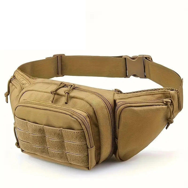 Тактическа Чанта за Кръста MOLLE Система Водоустойчива + Подарък Нашивка и Карабинер, Персонализиране