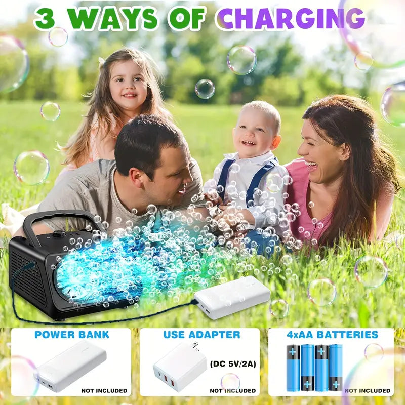 Преносима Машина за Балони с Двоен Вентилатор и LED