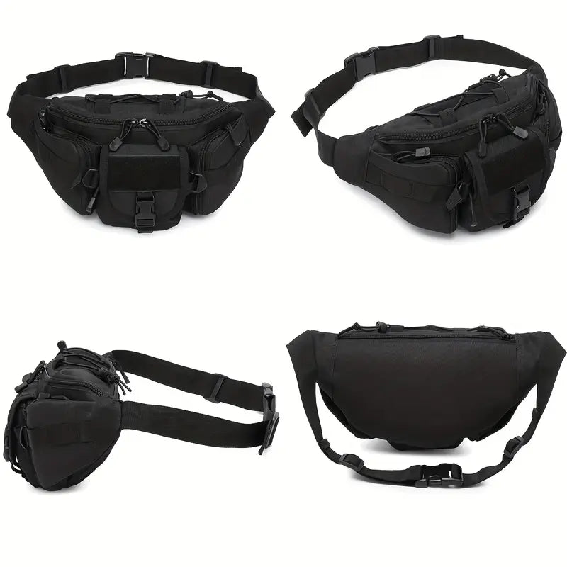 Тактическа Чанта за Кръста + Нашивка Подарък - Водоустойчива, Персонализируема