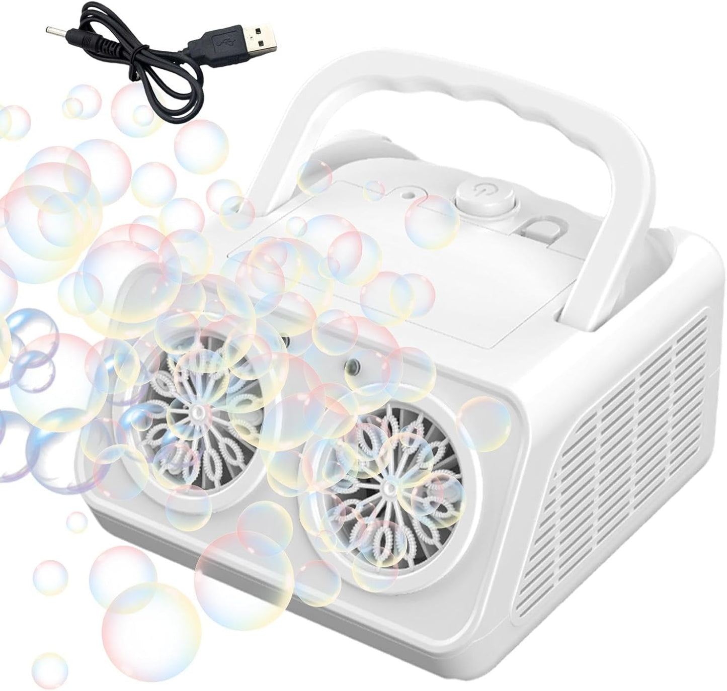 Преносима Машина за Балони с Двоен Вентилатор и LED