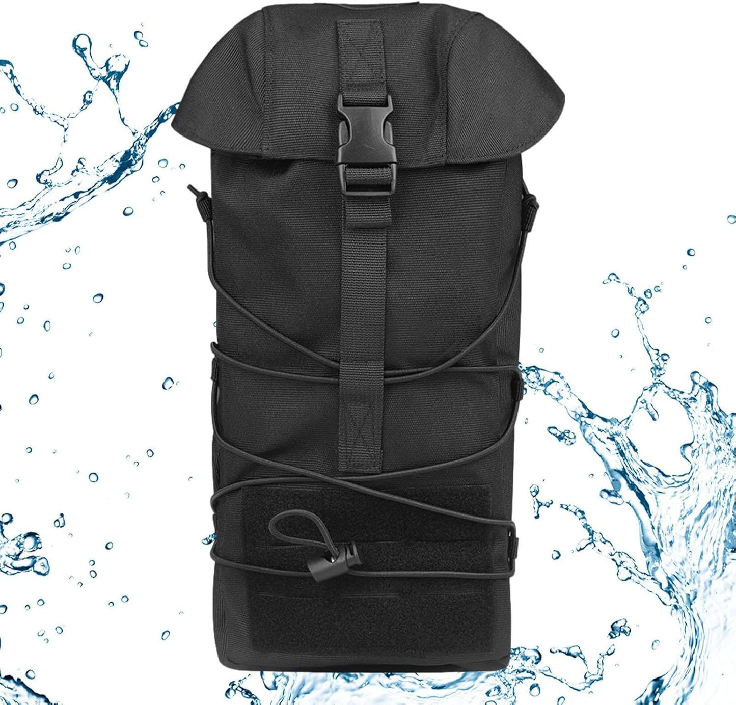 Тактическа чанта Dump Pouch за бутилка – 1000D Оксфорд, издръжлива и водоустойчива, за къмпинг и хоби + подарък нашивка