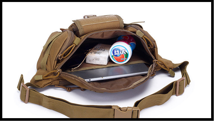 Тактическа Чанта за Кръста + Нашивка Подарък - Водоустойчива, Персонализируема