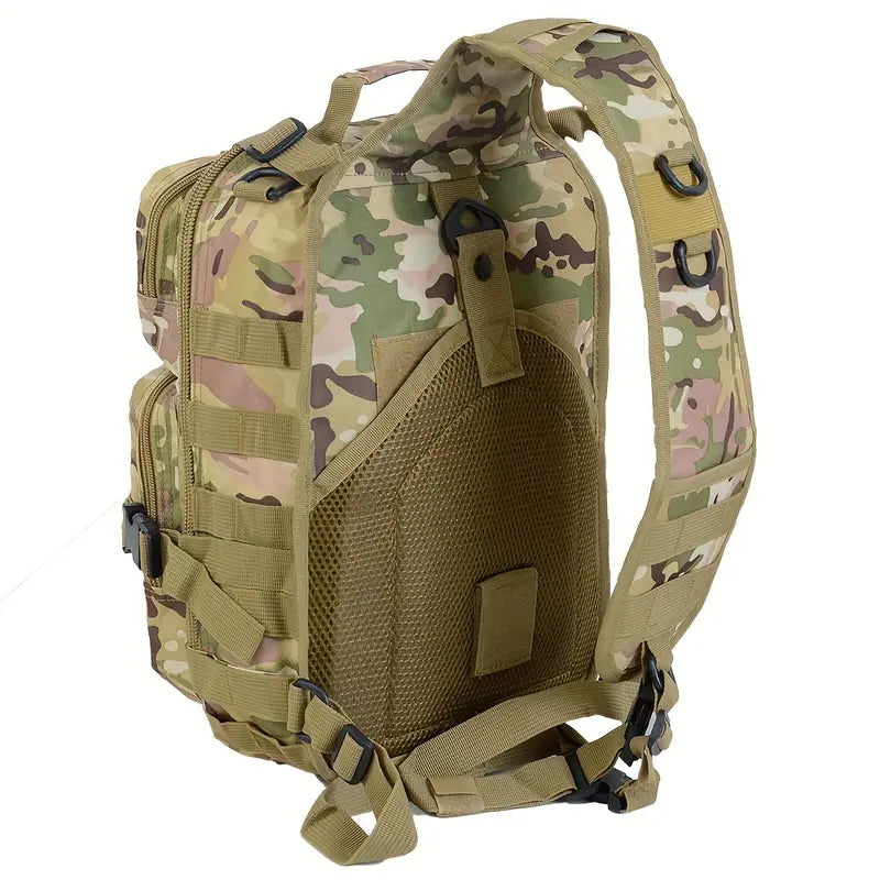 Тактическа раница 10L – MOLLE система, водоустойчива, олекотена + Подарък Нашивка, Персонализиране