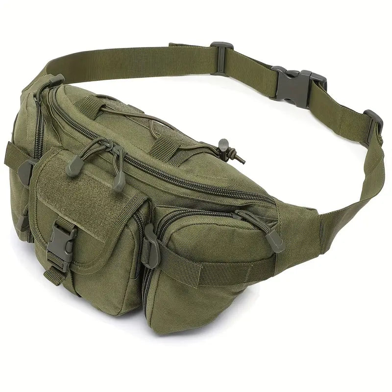 Тактическа Чанта за Кръста + Нашивка Подарък - Водоустойчива, Персонализируема