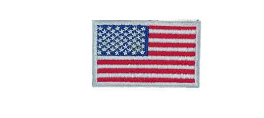 Нашивка USA Flag - Цветна (8x5 см) с Велкро гръб