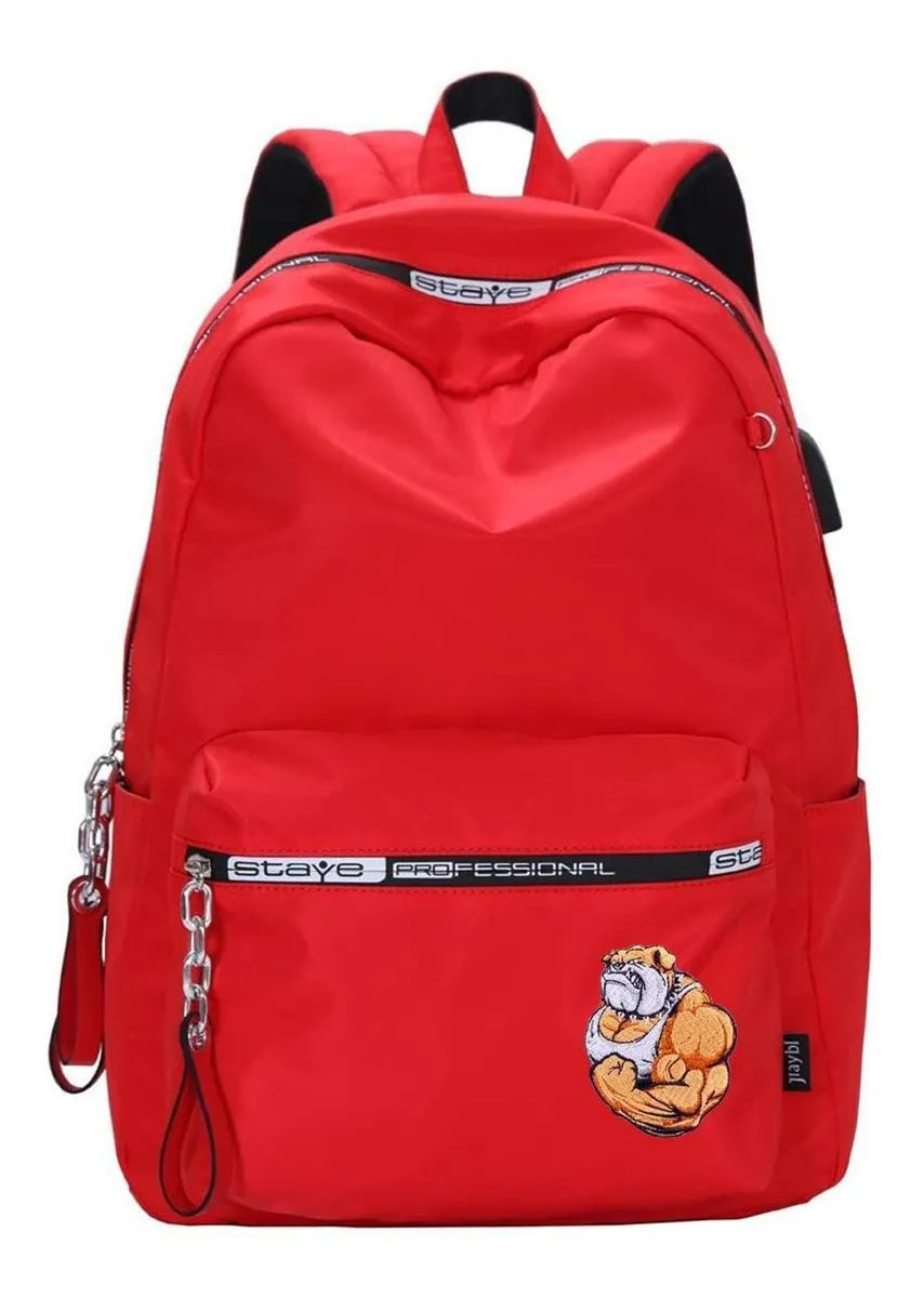 Бродирана нашивка Strong Bulldog – Мускулест булдог, 5.8x7.4 см