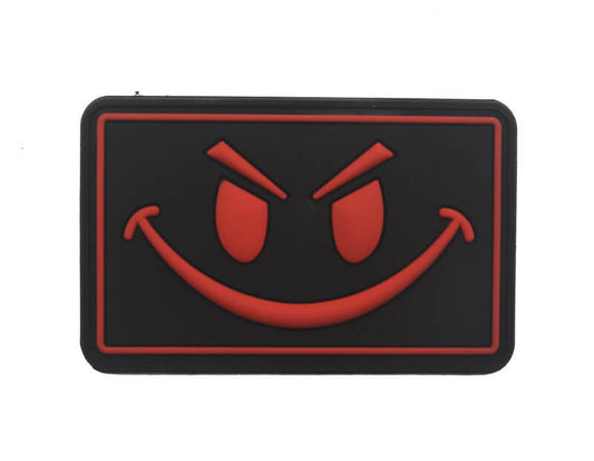 Нашивка Evil Emoji - PVC (8x5 см) с Велкро гръб