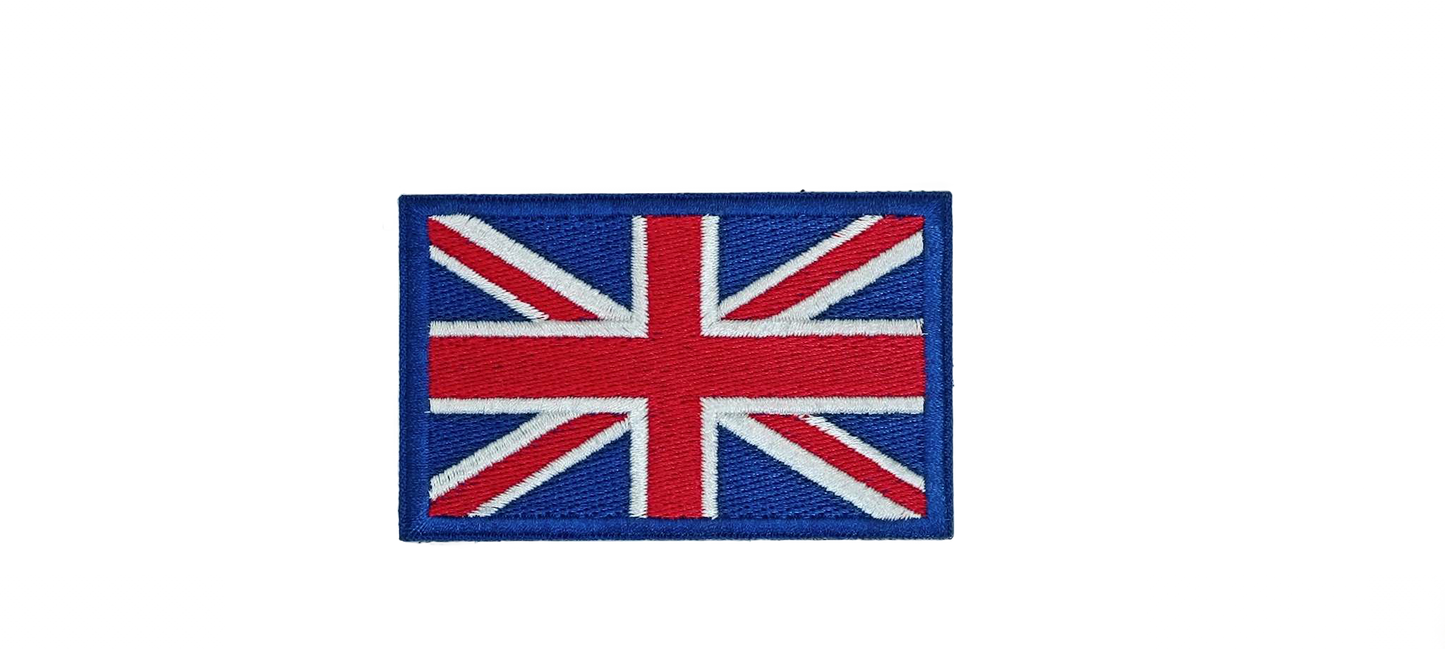 Нашивка Union Jack – Британски Флаг – 8 x 5 см | Велкро