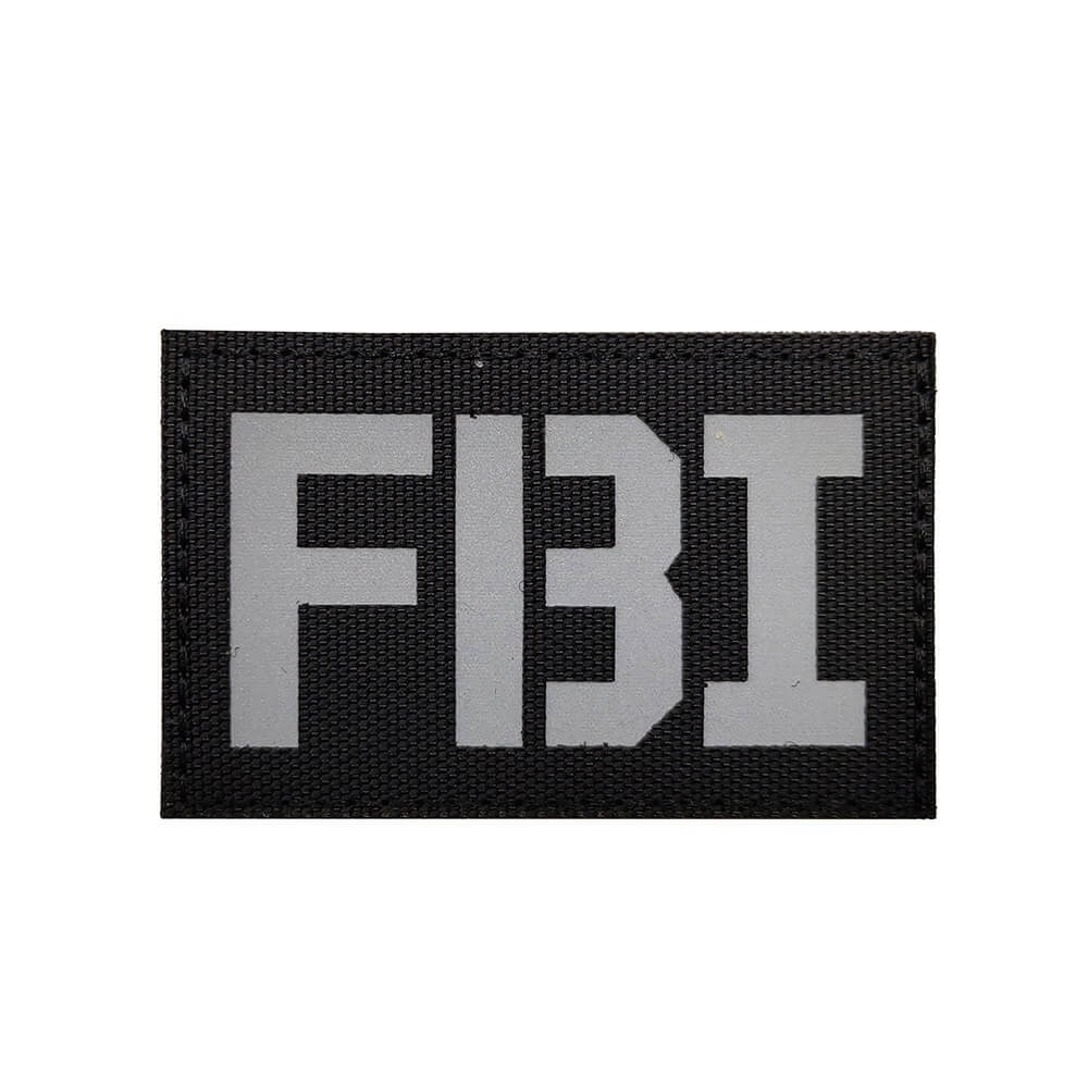 Нашивка FBI - (8x5 см) с Велкро гръб