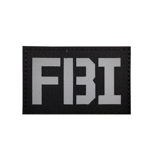 Нашивка FBI - (8x5 см) с Велкро гръб