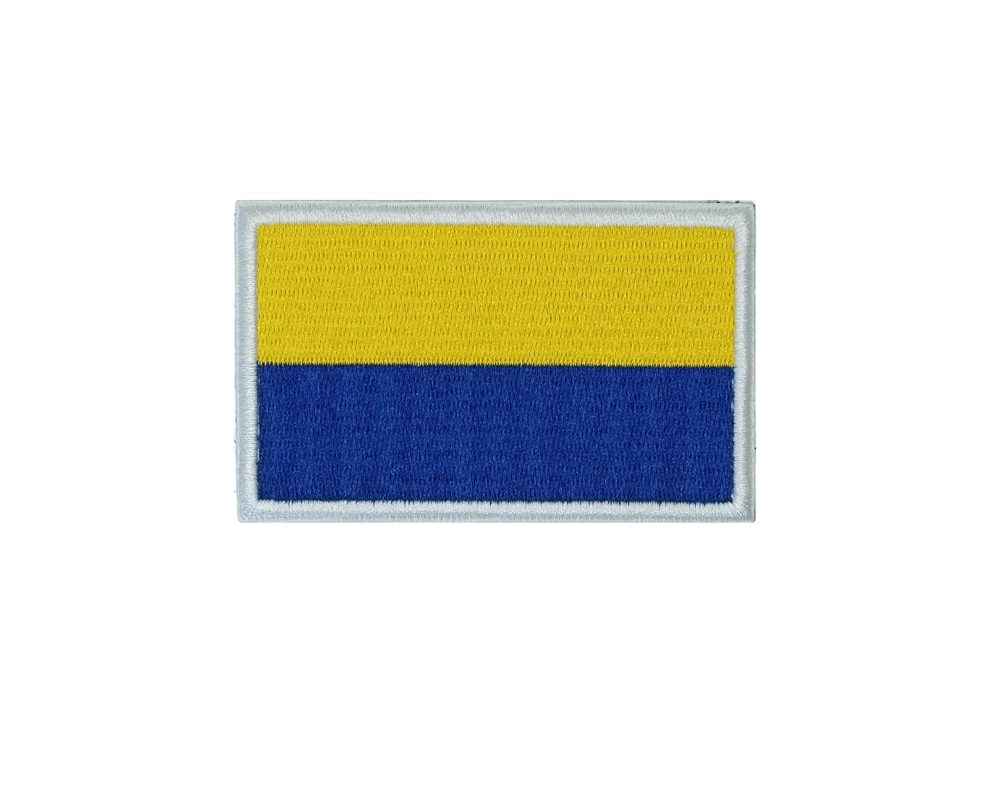 Нашивка Украйна флаг знаме- Бродирана (8x5 см) с Велкро гръб