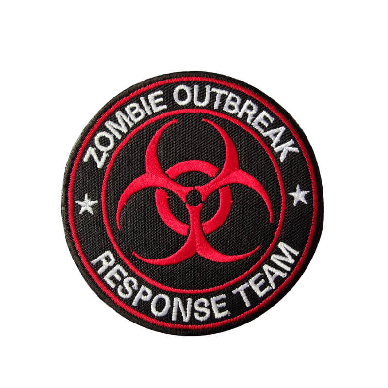 Нашивка Zombie Outbreak Response Team - Бродирана (8x8 см) с Велкро гръб