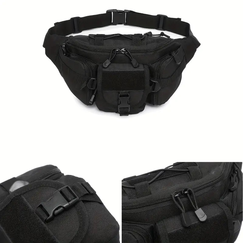 Тактическа Чанта за Кръста + Нашивка Подарък - Водоустойчива, Персонализируема