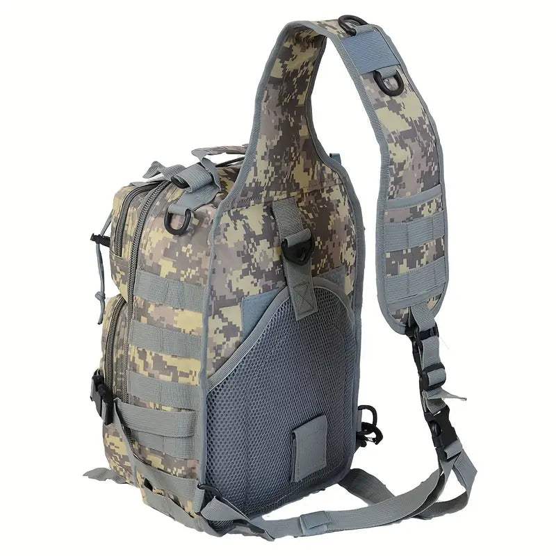 Тактическа раница 10L – MOLLE система, водоустойчива, олекотена + Подарък Нашивка, Персонализиране