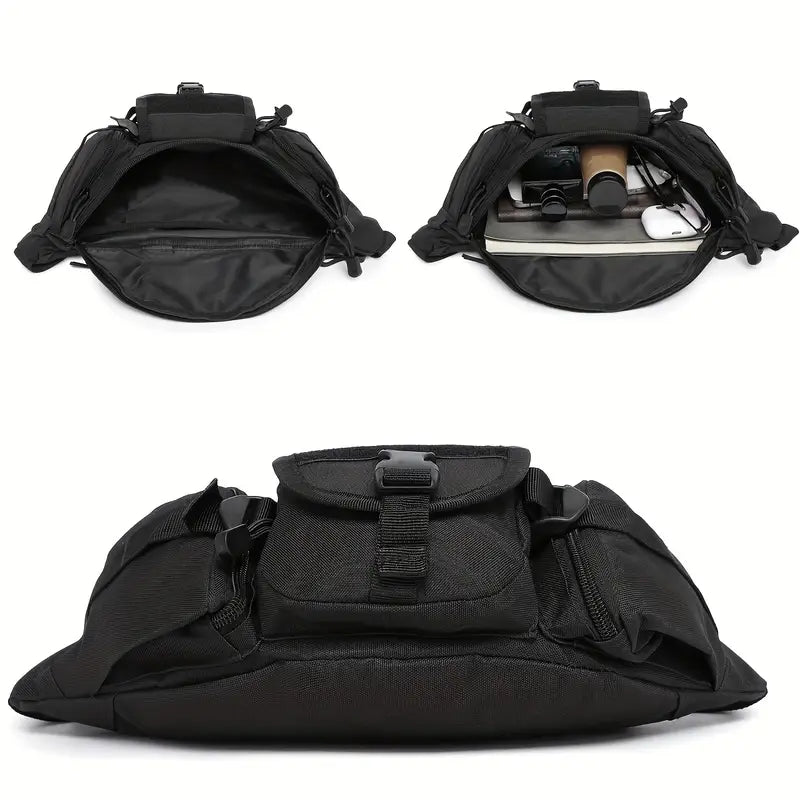 Тактическа Чанта за Кръста + Нашивка Подарък - Водоустойчива, Персонализируема