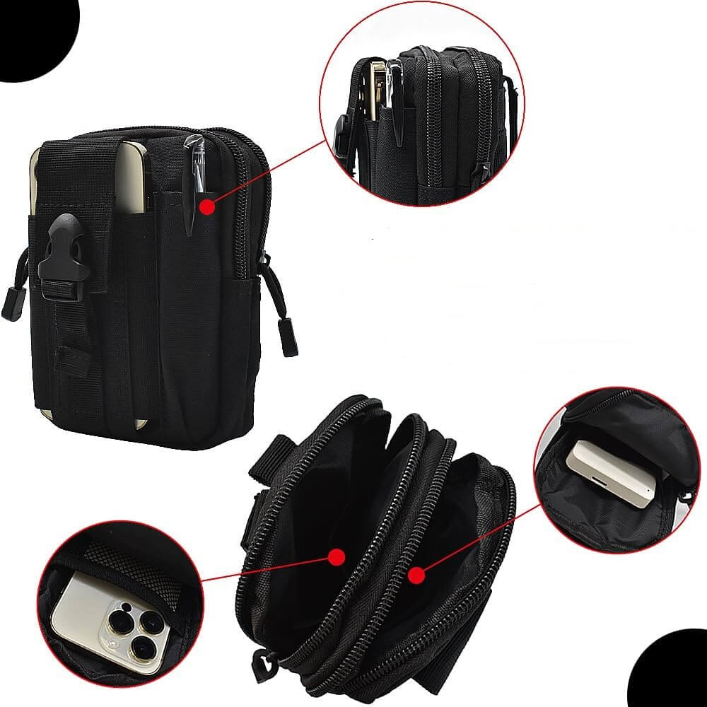 Tactical Belt Pouch - Compact and Multifunctional MOLLE