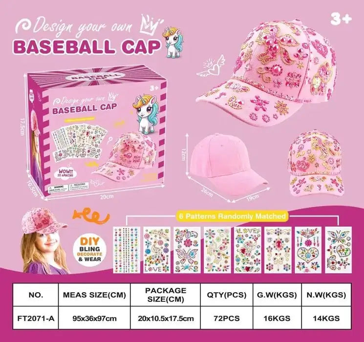 DIY Детска Бейзболна Шапка – Декорирай и Бъди Уникална! - JAFRA