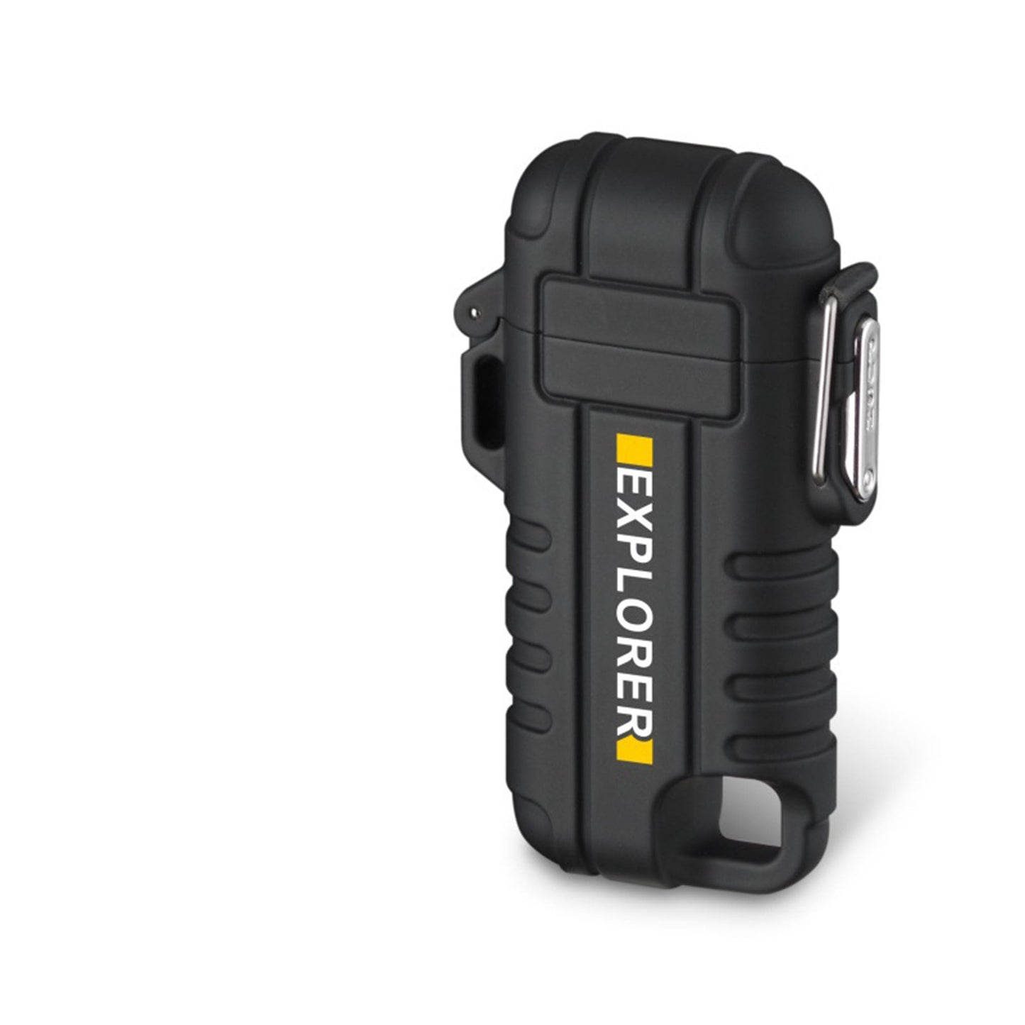 Електрическа, плазмена запалка EXPLORER с карабинер – USB зареждане, индикатор за батерията, гъвкаво рамо, ветроустойчива, водоустойчива - JAFRA