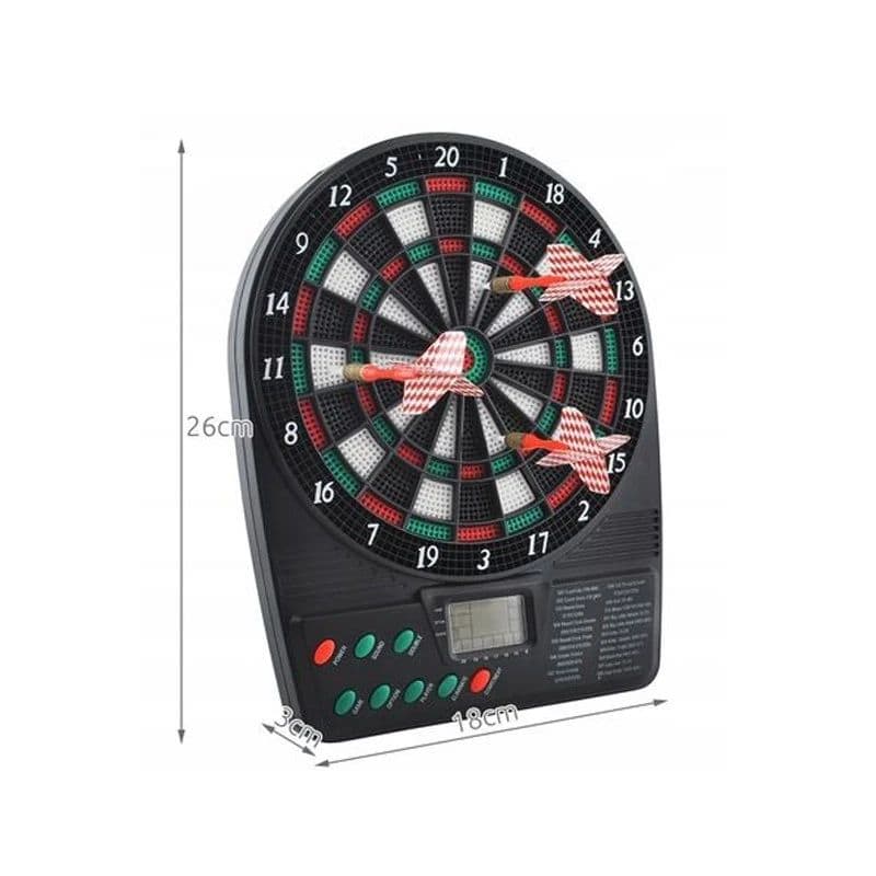 Електронна дартс дъска за семейни игри – до 8 играчи - JAFRA