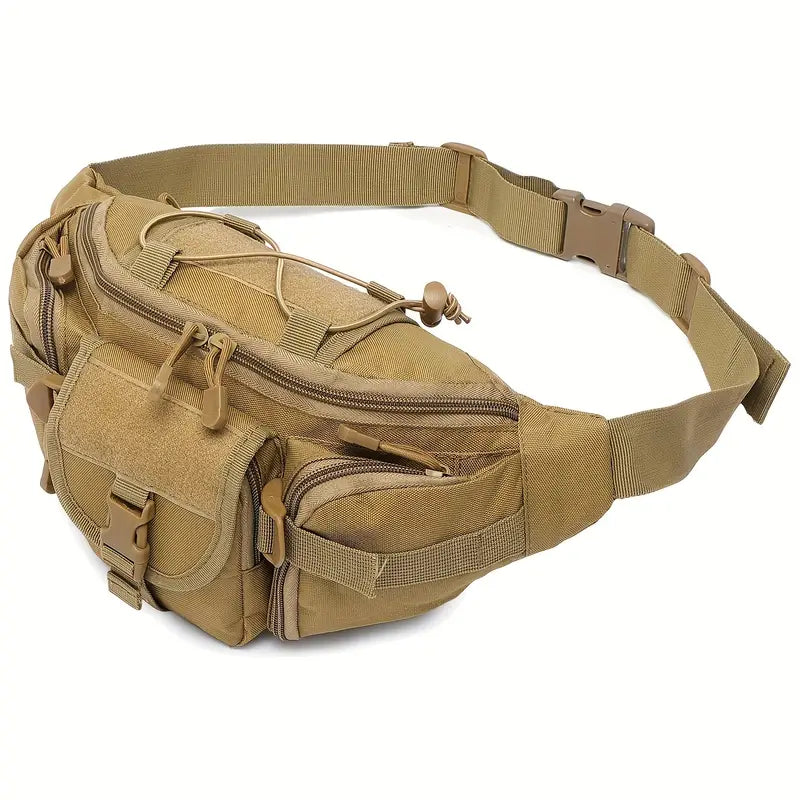 Тактическа Чанта за Кръста + Нашивка Подарък - Водоустойчива, Персонализируема