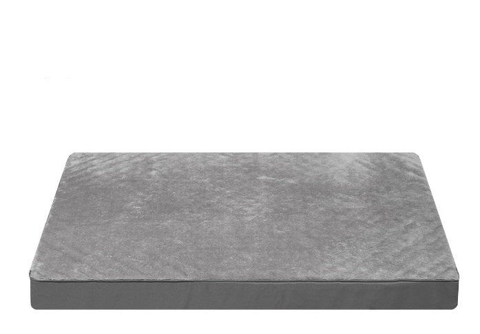 Комфортно Легло за Куче, Водоустойчив Калъф с Цип, Плюш, Дунапрен 73x45x7см - JAFRA