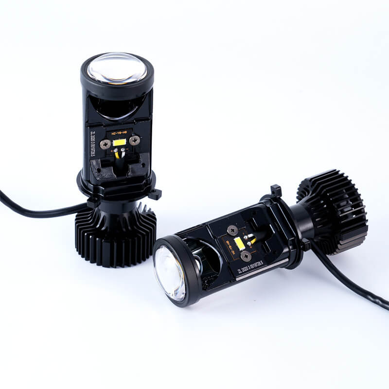 LED H4 Диодни Крушки 80W, 8000LM - 2 бр. Ултра Ярка Светлина, Вентилатор, 6500K Бяла Леща - JAFRA