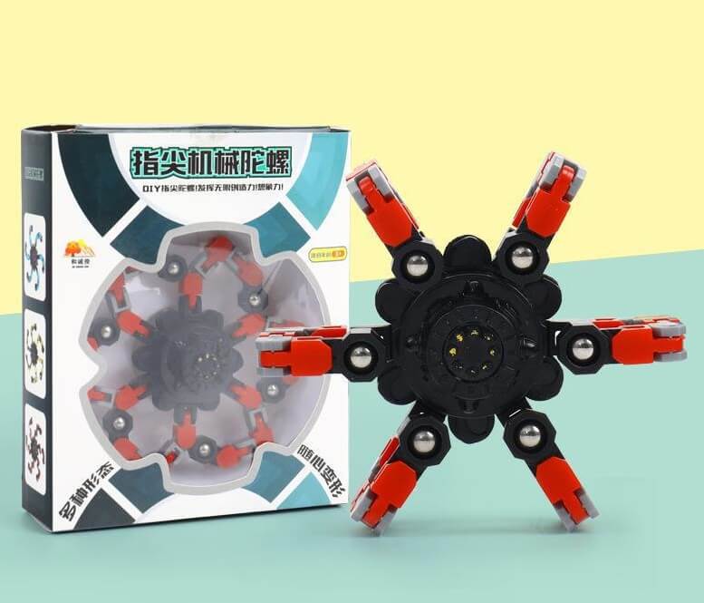 Finjet Spinner - 3 in 1 Transforming Toy