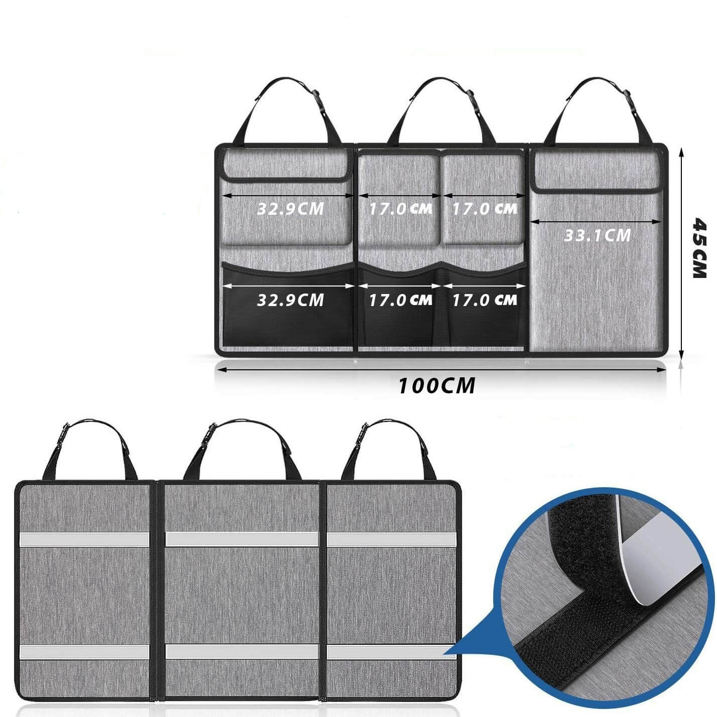 Органайзер за Багажник на Автомобил, Водоустойчив + ПОДАРЪК Мрежа за Съхранение - JAFRA