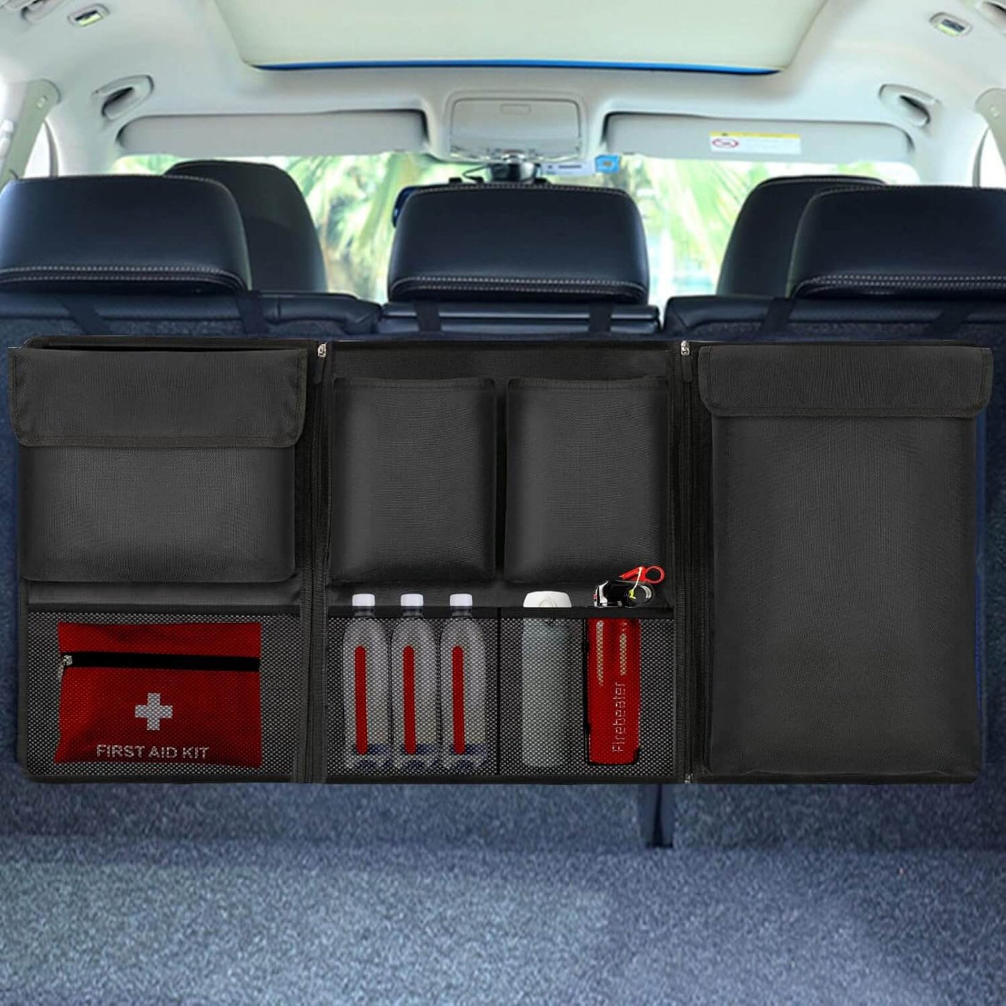 Органайзер за Багажник на Автомобил, Водоустойчив + ПОДАРЪК Мрежа за Съхранение - JAFRA