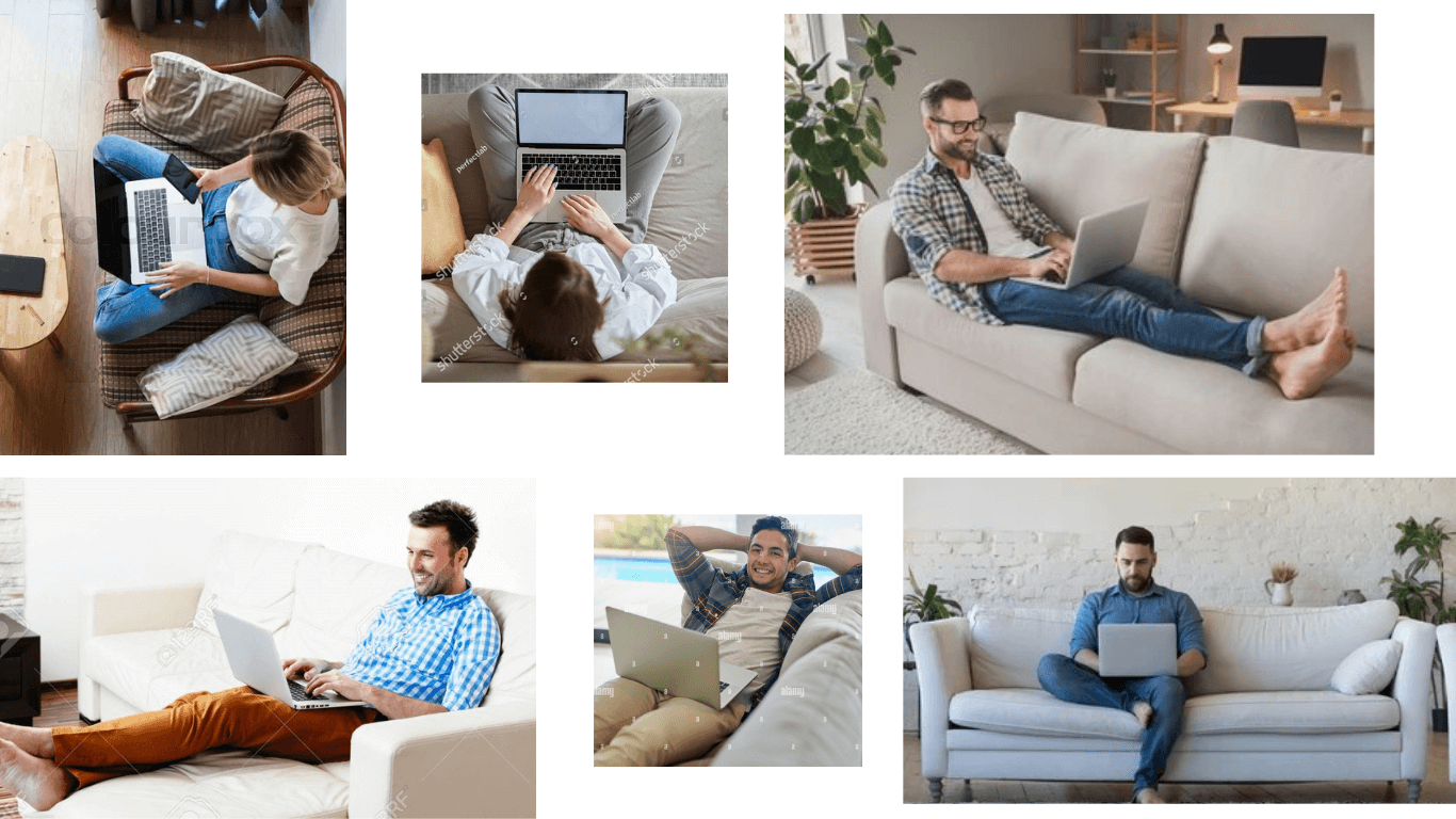 Поставка за Лаптоп за Комфортна Работа в Дома, Диван Легло Кресло + Подарък Мишка