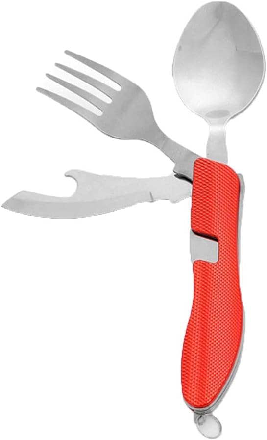 Комплект Метални Прибори за Хранене, Компактен и Практичен