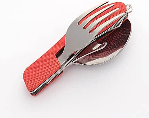 Комплект Метални Прибори за Хранене, Компактен и Практичен