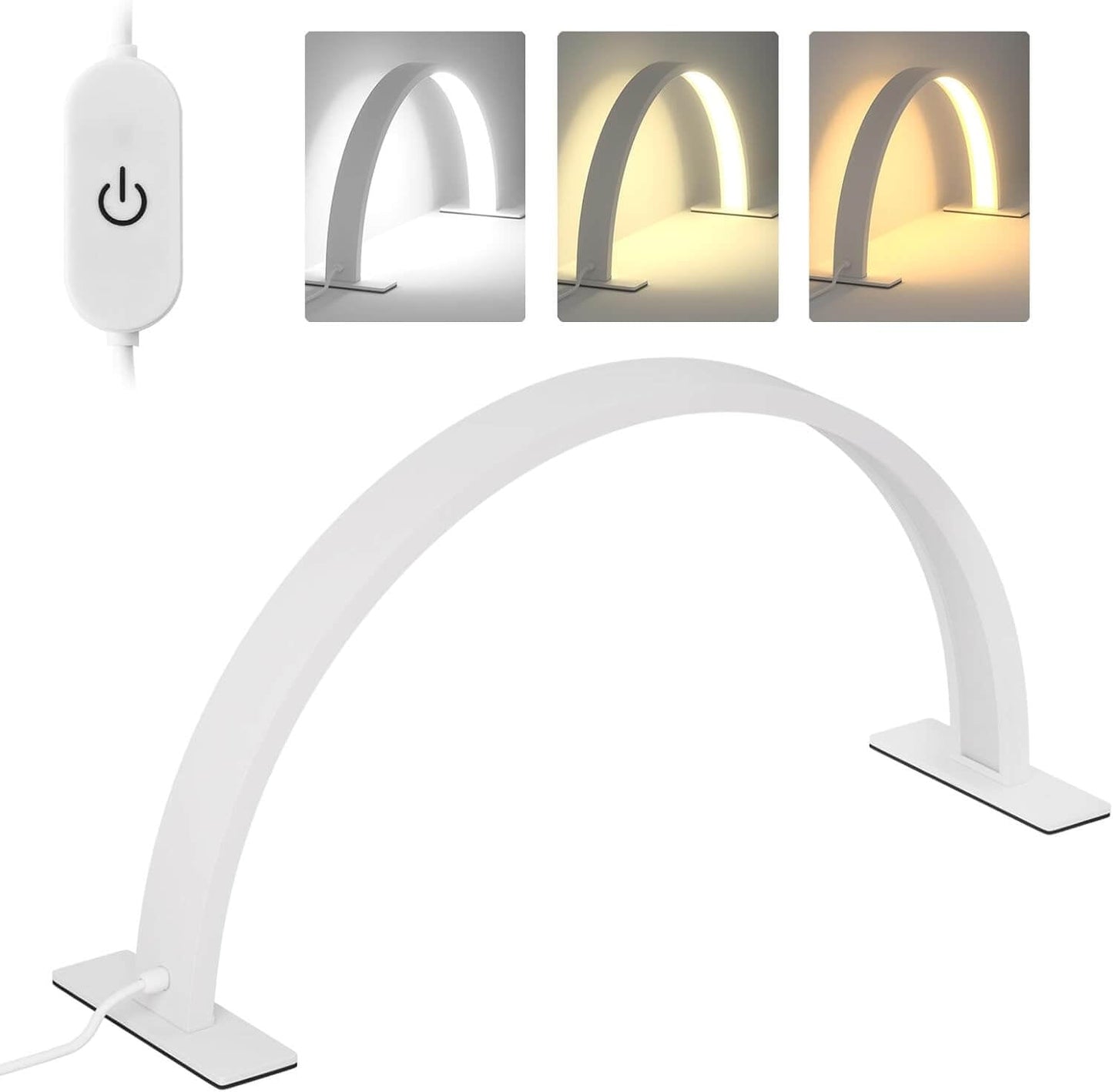 Професионална LED Лампа Полумесец за Разкрасителни Услуги + ПОДАРЪК Пили за Маникюр, Отстъпки - JAFRA