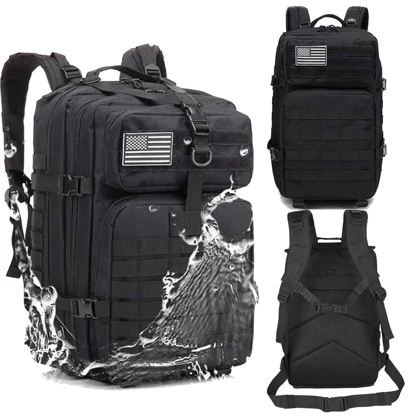 45L Военна Тактическа Раница 900D с MOLLE Система - Универсална Щурмова и Туристическа Раница