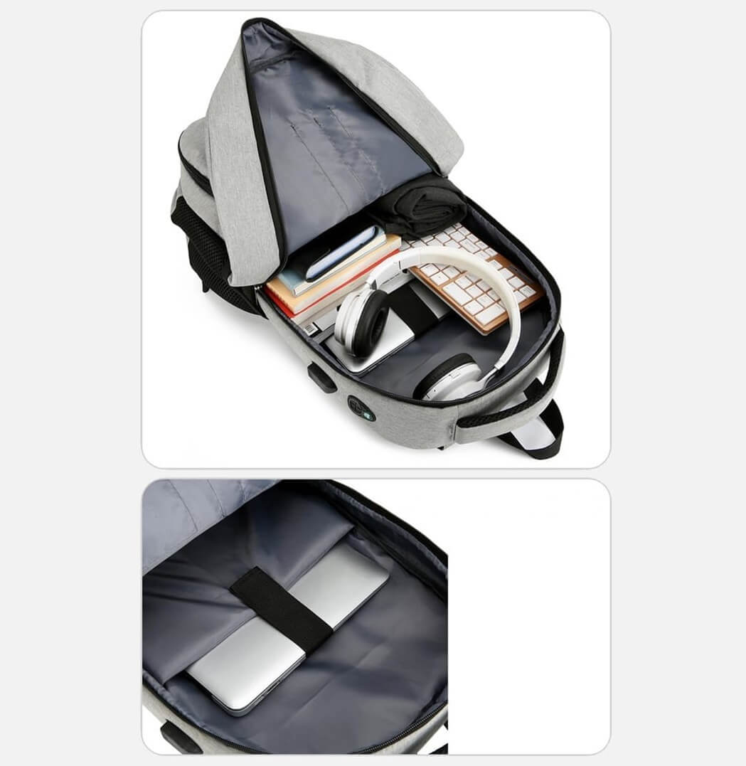 36L Backpack with Cooler Compartment + Compact Cutlery Set - Ideal for Travel and Tourism