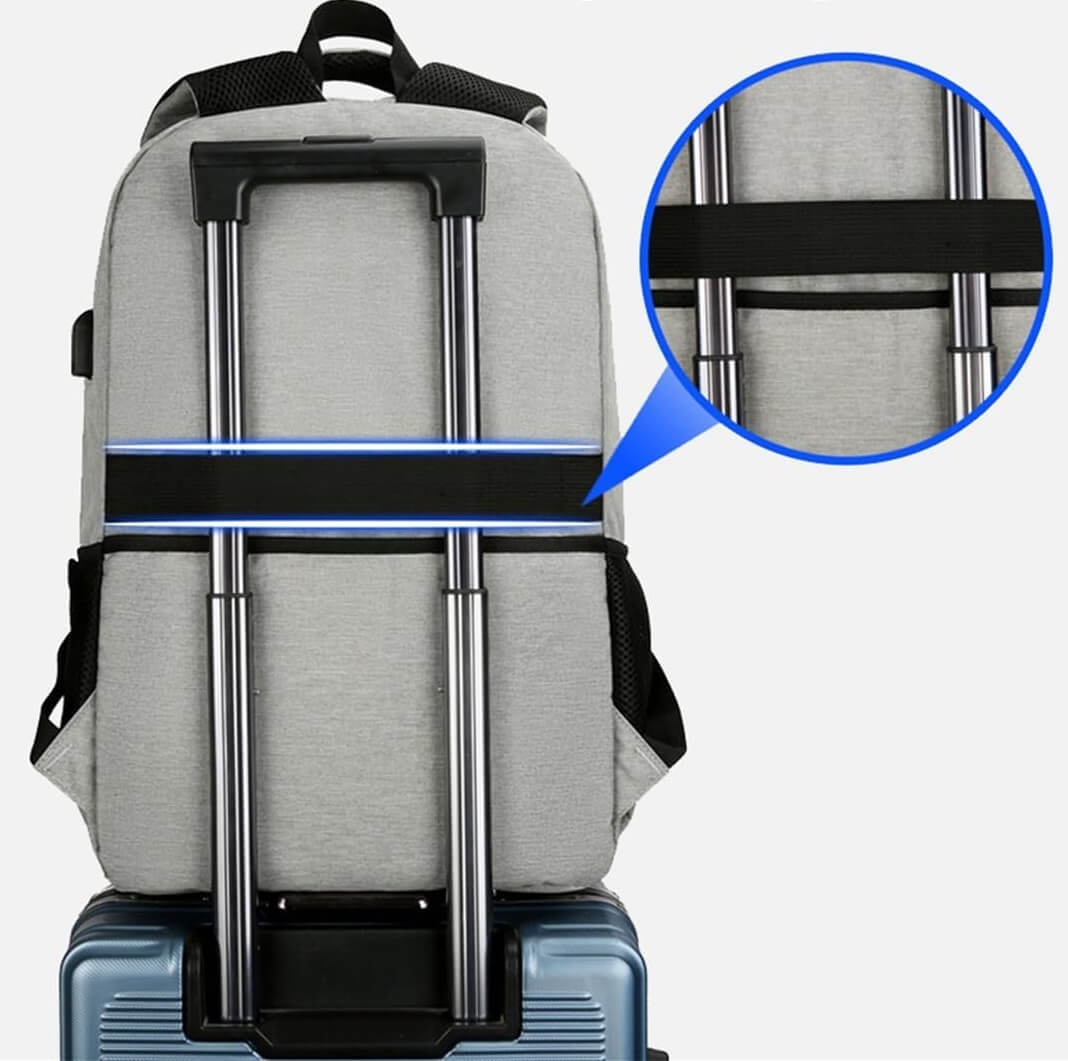 36L Backpack with Cooler Compartment + Compact Cutlery Set - Ideal for Travel and Tourism