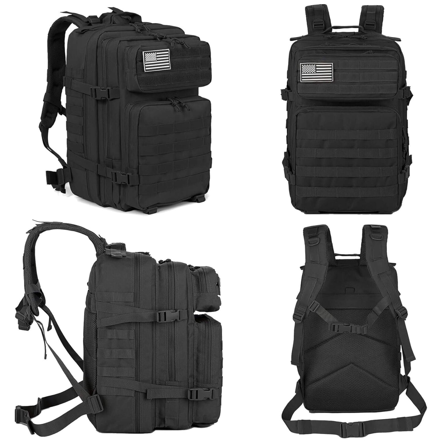 45L Военна Тактическа Раница 900D с MOLLE Система - Универсална Щурмова и Туристическа Раница