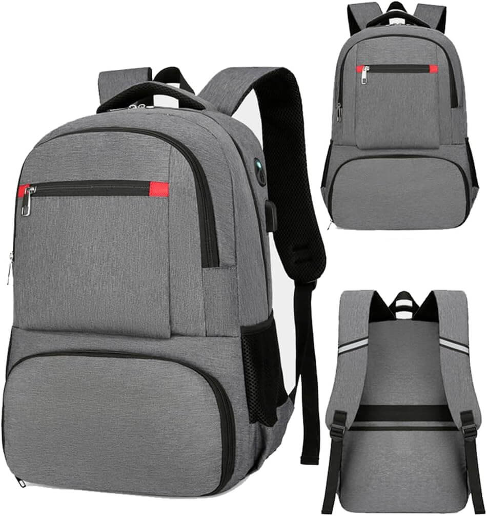 36L Backpack with Cooler Compartment + Compact Cutlery Set - Ideal for Travel and Tourism