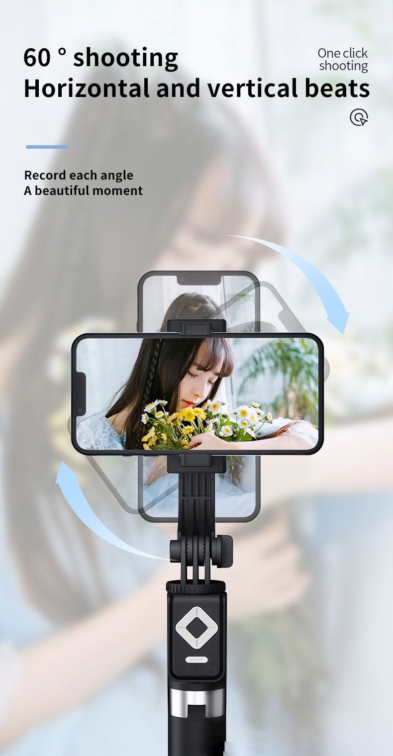 Селфи Стик с LED Светлини и Bluetooth Дистанционно за TikTok, YouTube и Instagram - JAFRA