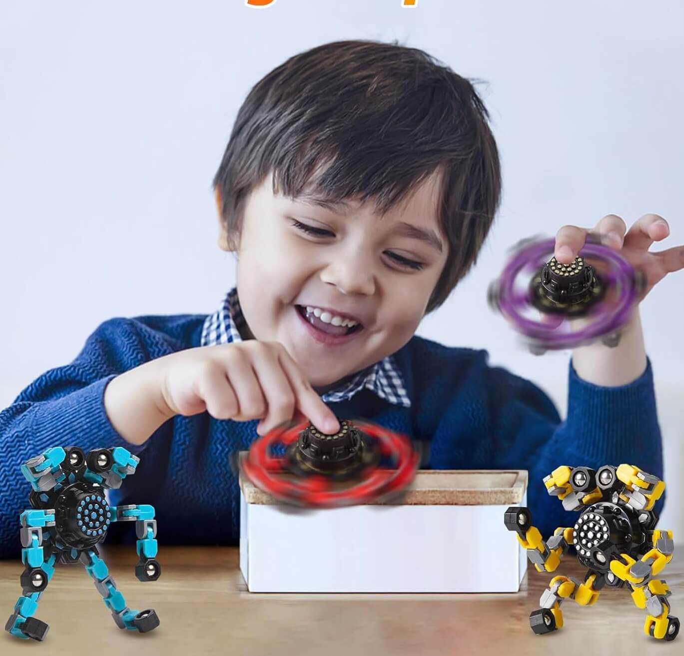 Finjet Spinner - 3 in 1 Transforming Toy