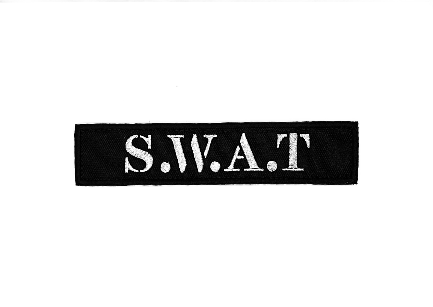 Нашивка S.W.A.T – Тактически стил с велкро гръб (13.5x3 см)