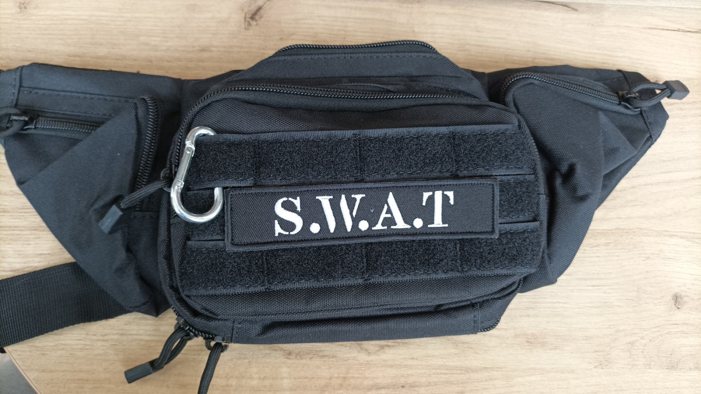 Тактическа Чанта за Кръста MOLLE Система Водоустойчива + Подарък 2 Нашивки и Карабинери, Персонализиране - JAFRA