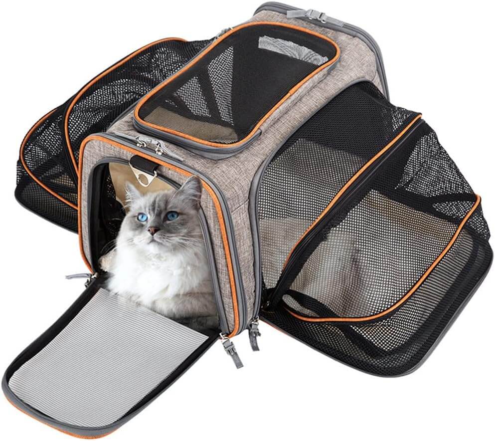 Транспортна Клетка за Домашни Животни - Разтегателна, Вентилирана, Олекотена Подходяща за Пътуване - JAFRA